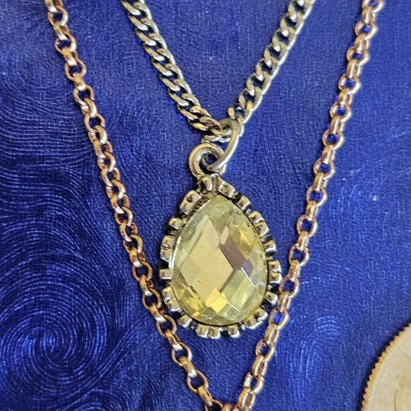 🩷🌹Betsey Johnson 2-Chain LOVE Heart Necklace - EPC🌹🩷 - Picture 4 of 16